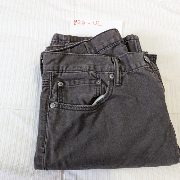 Levi's 514 Dark Gray Men's Jeans - Picture 2 of 5